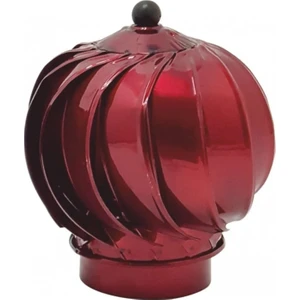 Rüzgar Gülü Soba Baca Döneri Bilyeli 13 cm Çap Standart Boy