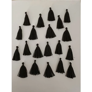 Altay Aksesuar Siyah Tekli Püskül ( 20 Adet )