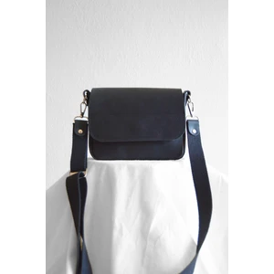 Oh Deer Leather Hakiki Deri Omuz Çantası | Siyah- Frisco Deri