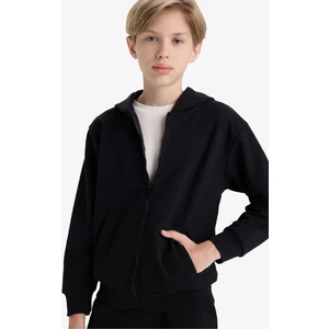 Erkek Çocuk Kapüşonlu Okul Fermuarlı Sweatshirt X5844A625AU