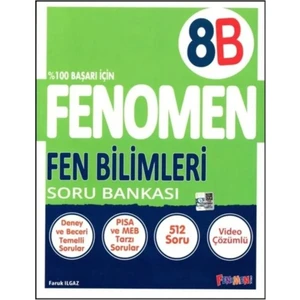 Fenomen Yayıncılık LGS 8. Sınıf B Serisi Fen Bilimleri Soru Bankası