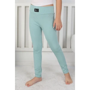 E Çocuk Basic Kız Çocuk Fitilli Tayt - 8001SB