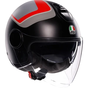 Agv Eteres Scaglieri Matt Grey Red Açık Kask
