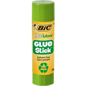 BIC Eco Yapıştırıcı Kalem, 1 Adet, Yeşil Kapak, 36 gr