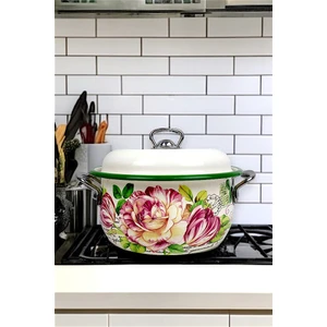 22 No Emaye Tencere, Servis, Yemek Kamp, Piknik, Çeyiz