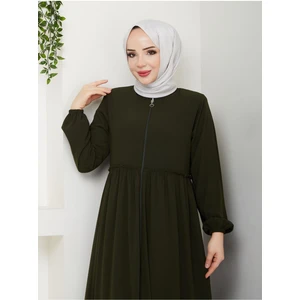 Hac ve Umrelik Büzgü Detaylı Medine Ipeği Ferace