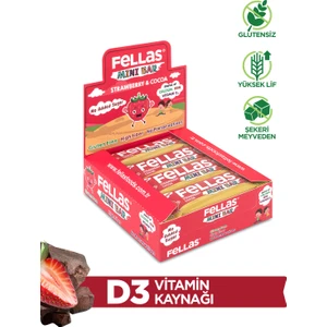 Kids Meyve Bar - Çilek ve Kakaolu x 12 Adet