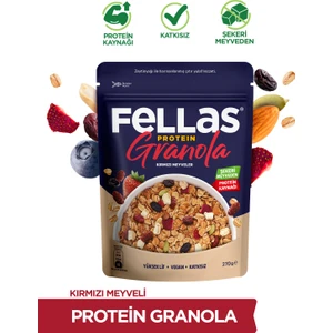 Vegan Protein Granola - Kırmızı Meyveler (270g)