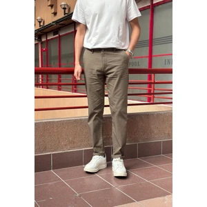 Erkek, Keten dokuma, Pamuklu kumaş, Regular fit, Mevsimlik Pantolon 294