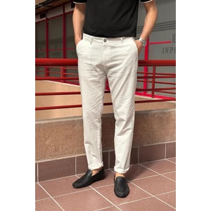Erkek, Keten dokuma, Pamuklu kumaş, Regular fit, Mevsimlik Pantolon 294
