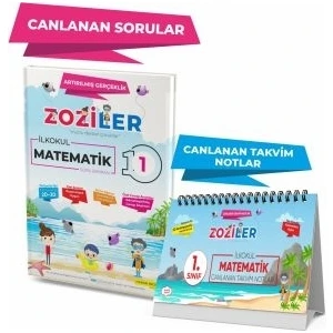 1.Sınıf Matematik Soru Bankası ve Canlanan Takvim Notlar
