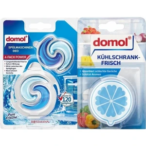 Bulaşık Makinesi Koku Giderici 120 Yıkama 2x6 ml + Kokusuz Buzdolabı Deodorantı Kartuş ve Karbon Filtre 40 gr