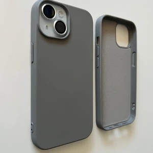 More Gsm  İphone 15 ile Uyumlu Logosuz Lansman Içi Kadife Esnek Silikon Kılıf
