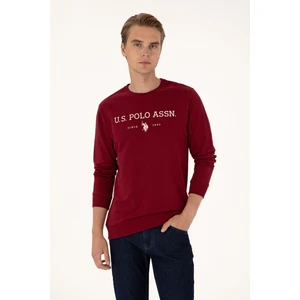 U.s. Polo Assn. Erkek Bordo Sweatshirt 50313743-VR014