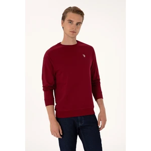 U.s. Polo Assn. Erkek Bordo Sweatshirt 50313752-VR014