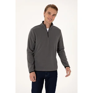U.s. Polo Assn. Erkek Gri Sweatshirt 50313777-VR024