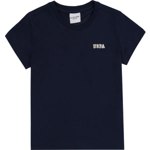 U.S. Polo Assn. Erkek Çocuk Lacivert Bisiklet Yaka Tişört 50313932-VR033