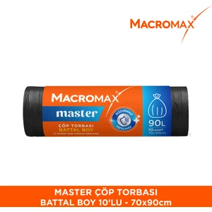 Master Çöp Torbası Battal Boy-10 Adet