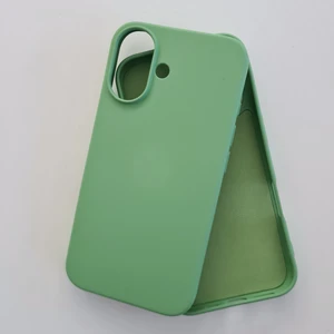 More Gsm iPhone 16 Uyumlu Logosuz Lansman Içi Kadife Esnek Silikon Kılıf