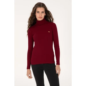U.s. Polo Assn. Kadın Bordo Sweatshirt 50313430-VR014