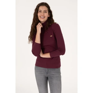 U.s. Polo Assn. Kadın Plum Sweatshirt 50313430-VR177