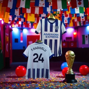 Ferdi Kadıoğlu Brighton Albion 2024/25 Iç Saha Forma Mavi