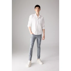 Yazlık Chino Kanvas Pantolon Slim Fit Dar Kesim Cepli Dar Paça T1055AZ24SP