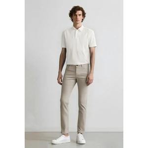 Yazlık Chino Kanvas Pantolon Slim Fit Dar Kesim Cepli Dar Paça T1055AZ24SP