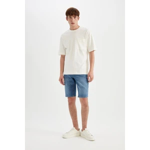 Regular Fit Jean Bermuda Şort D3988AX24SM