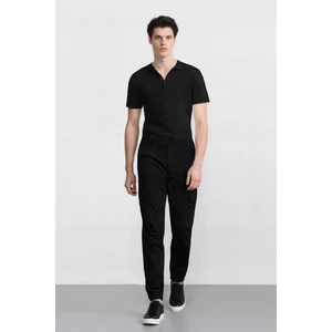 Regular Gabardin Jogger Pantolon Kargo Cepli Beli Paçası Lastikli C9163AX25SP
