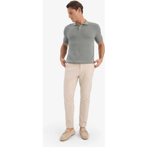 Tailored Fit Normal Kesim Düz Paça Her Yöne Esneyen Yazlık Kumaş Pantolon C7508AX25SP