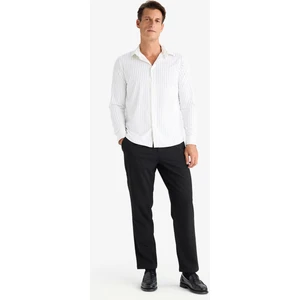Yazlık Kumaş Pileli Pantolon Tailored Regular Fit Normal Kesim Basic Düz Cepli Düz Paça A7273AX25SP