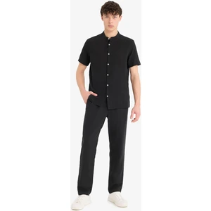 Relax Fit Rahat Kesim Dar Paça Keten Karışımlı Yazlık Pantolon C1140AX25SM
