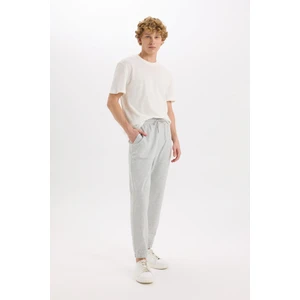 Regular Fit Eşofman Altı Cepli Basic Düz Beli Bağcıklı Lastikli Paça D4416AX25SP