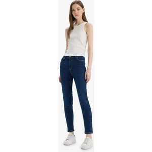 Rebeca Skinny Fit Yüksek Bel Düz Paça Uzun Jean Taş Yıkama Pantolon D8178AX25SP