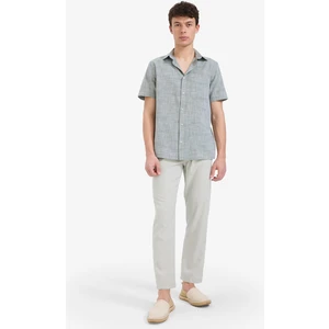 Relax Fit Rahat Kesim Dar Paça Keten Karışımlı Yazlık Pantolon C1140AX25SM