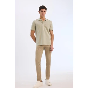 Yazlık Gabardin Chino Kanvas Pantolon Slim Fit Dar Kesim Dar Paça Cepli B2089AX25SP