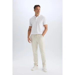 Jogger Pantolon Esnek Basic Düz Beli Bağcıklı Cepli Düz Paça C6022AX25SP