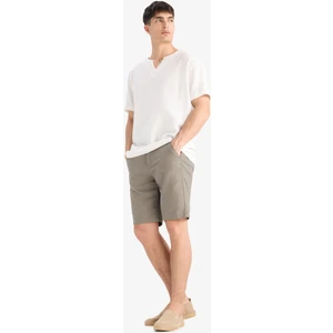 %100 Pamuk Regular Fit Bermuda Şort D4268AX25SM