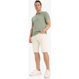 Slim Fit Dar Kesim Jean Bermuda B0380AX25SM
