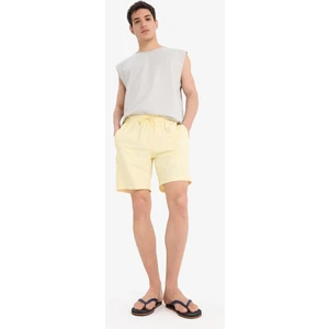 Regular Fit File Astarlı Kısa Boy Deniz Şortu B7255AX25HS