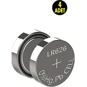 4 Adet Ag4 LR626 377A V377 SR626 177 LR66 606 SR626SW Alkalin 1.5V Düğme Pil