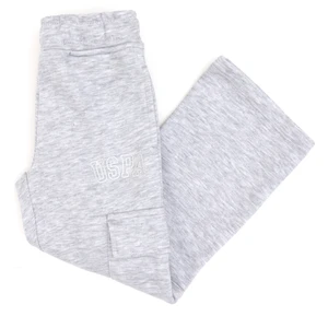 U.s. Polo Assn. Kız Çocuk Açık Gri Melanj Eşofman Altı 50316892-VR091