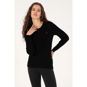 U.s. Polo Assn. Kadın Siyah Kazak /triko 50313626-VR046