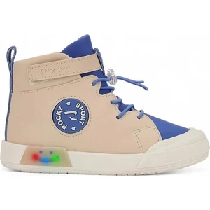 Alaca Çocuk Ortopedik Kaymaz Rahat Taban Işıklı Sneaker