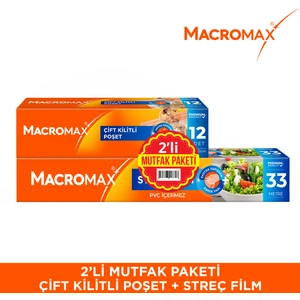 2 Li Mutfak PAKETİ(Ç.KİLİTLİ+33M Streç)