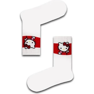 Hello Kitty Desenli Unisex Atletik Çorap