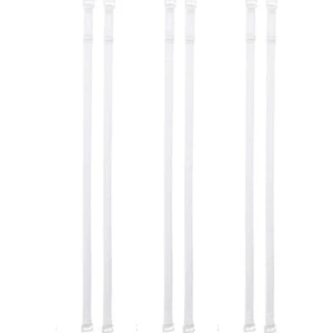 Kadın Beyaz Sütyen Askısı 3'lü Paket Ayarlanabilir Kaymaz