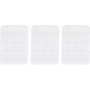 Kadın Sütyen Uzatma Agrafı 3 Kancalı Kopça Beyaz 3'lü Set Sütyen Genişletici