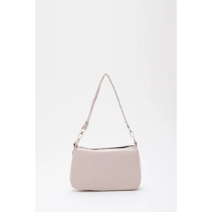 Krem U16 Baget El ve Omuz Çantası U:23 cm E:15 cm G:7cm